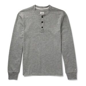 Classic Gray Long Sleeve Henley